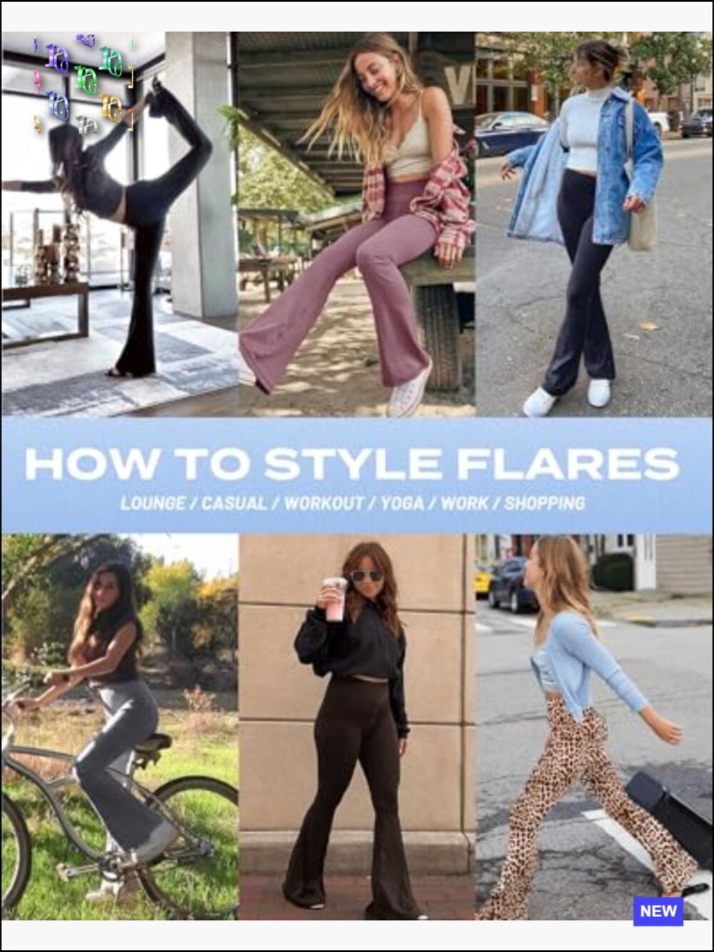 High Waist Bootcut Yoga Pants - Flare Leggings for Women - Tummy Control Soft - Picture 5 of 7